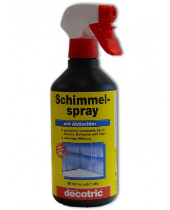 Decotric Schimmel - ANTIMUFFA ELIMINA MUFFA Spray 500 ML  mufficida - CON SPRUZZINO