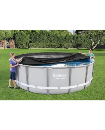 58038 TELO DI COPERTURA IN PVC PER PISCINE 457CM TONDO PISCINA RIGIDA 