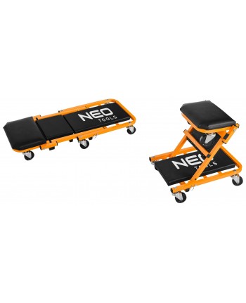 LETTINO - SEGGIOLINO CARRELLO SOTTOMACCHINA PROFESSIONALE - NEO TOOLS 11-601-1