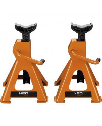Cavalletti SUPPORTI AUTO 3T  295-415mm set da 2 pezzi NEO TOOLS 11-750