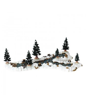 Lemax Paesaggio Innevato Con Alberi - Mill Stream Fork - LEMAX - 13367