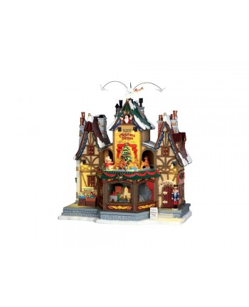 Bottega Natalizia VILLAGGIO DI NATALE LEMAX 55026 - GIOSTRINA NATALIZIA  Holiday Hamlet Christmas Shoppe