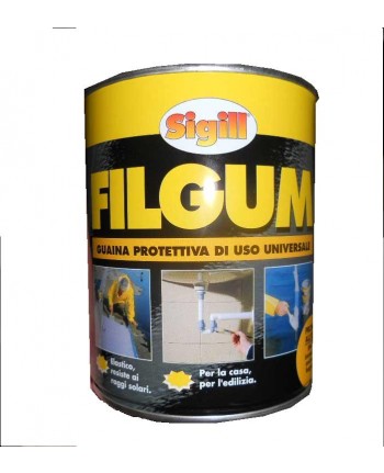 GUAINA A SPATOLA/PENNELLO FILGUM 4 KG IMPERMEABILIZZANTE TERRAZZI SIGILL