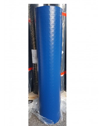 PAVIMENTO PVC BULLONATO - BLU - 1MTX25MT ROTOLO COPRIPAVIMENTO