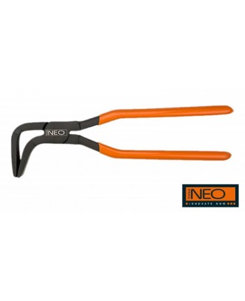 31-080 - Pinza piegatrice  a becchi larghi 90° per lattonieri manici ricoperti in PVC