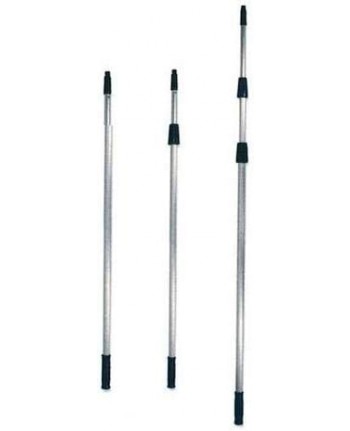 Asta Alluminio mt 6 Regolabile | Asta telescopica | Manico allungabile ergonomico | Pertica prolunga per Pulizia tapparelle, soffitti, cornicioni, ragnatele