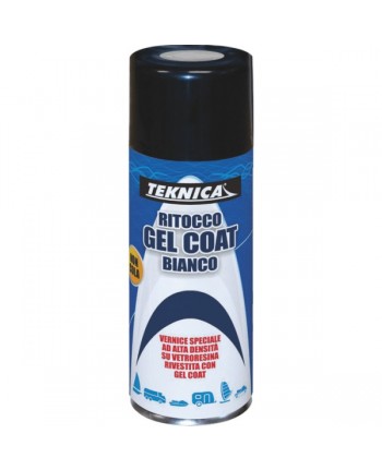 Bomboletta vernice Spray RITOCCO GELCOAT BIANCO - 400ml - TEKNICA 17-0470