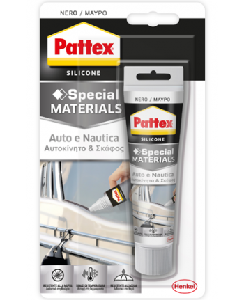 SILICONE PATTEX AUTO-NAUTICA 60 ML NERO