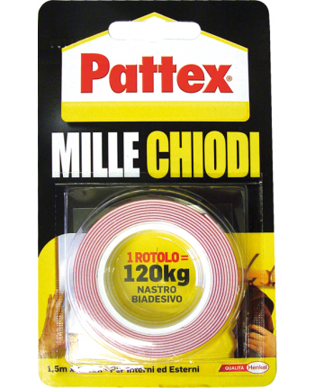 NASTRO BIADESIVO H 19 MT 1,5 MILLECHIODI PATTEX