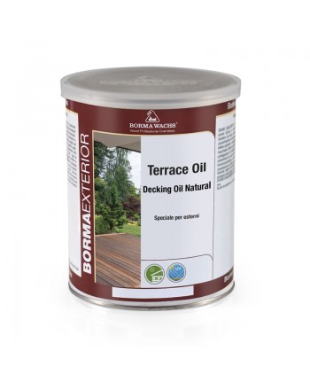 TERRACE OIL 1LT - DEKING OIL - OLIO PROTETTIVO LEGNO PER ESTERNI TRASPARENTE- BORMA WACHS