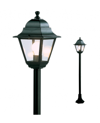 LAMPIONE DA ESTERNO CHARME DA GIARDINO IN ALLUMINIO H100cm LUCE 