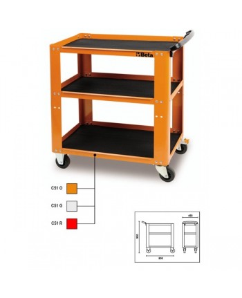 BETA C51-O  --CARRELLO DA OFFICINA ARANCIONE 