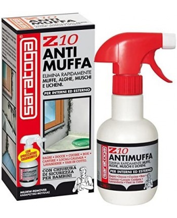 SARATOGA Z10 - ANTIMUFFA ELIMINA MUFFA Spray 500 ML - mufficida - CON SPRUZZINO