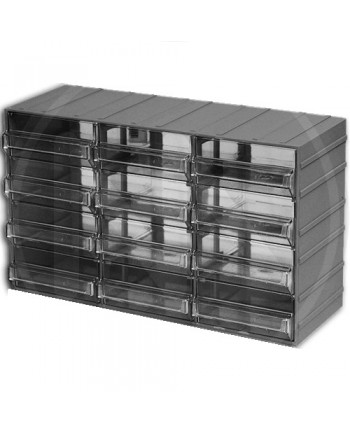 CASSETTIERA PLASTICA MAURER 12 POSTI- ORGANIZER PORTAMINUTERIA