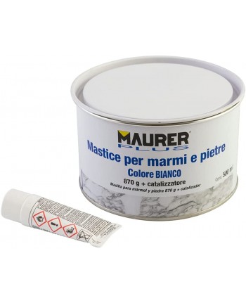 MASTICE STUCCO PER MARMO E PIETRA LT O,750 CON CATALIZZATORE