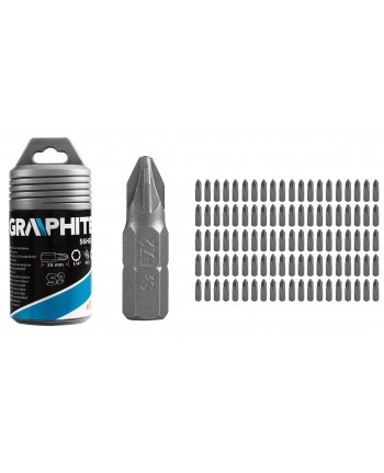 100PZ - Set Inserti pz2 x 25mm - Con Astuccio - 56h624 GRAPHITE