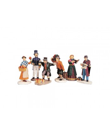 Figure cittadine-Townsfolk figurines 92355 LEMAX