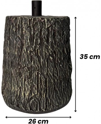 XONE Base Tronco Effetto Real Touch per Albero di Natale  cm26x35h - NAT02510