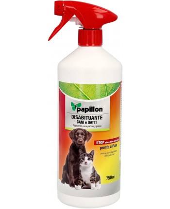 DISABITUANTE REPELLENTE SPRAY PER CANI E GATTI - 750ML PAPILLON