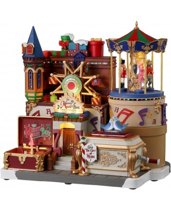 LEMAX Edificio illuminato led e musicale Happy Carrilon 35021 MERRY MUSIC BOX