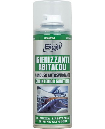 IGENIZZANTE SPRAY ABITACOLI AUTO 200 ML SIGILL MONOUSO AUTOSVUOTANTE