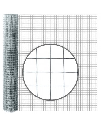 Rete Zincata 5MT - maglia 12x12mm - H100 - IN ROTOLO 