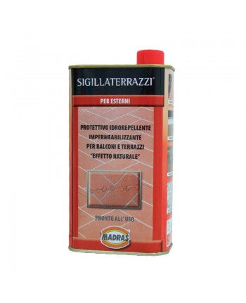 PROTETTIVO IMPERMEABILIZZANTE SIGILLATERRAZZI 1 LT  MADRAS TERRAZZO BALCONE