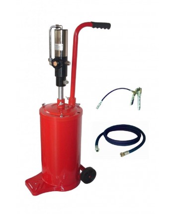 806 AEROPULSOMETRO PNEUMATICO X GRASSO x FUSTO 25KG CON RUOTE - BONEZZI ITALY
