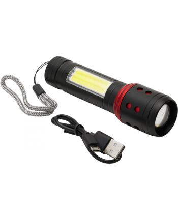 TORCIA LED IN ALLUMINIO CON BATTERIA RICARICABILE MAURER