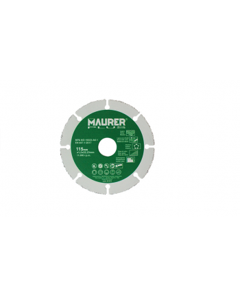 Disco al carburo di tungsteno 115mm per legno cartongesso pvc mdf fibra ecc.
