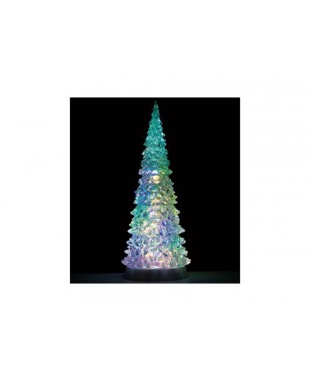 Albero luminoso multicolor LEMAX 94510 VILLAGGIO DI NATALE Crystal lighted tree, 4 color changeablr & color Transformation