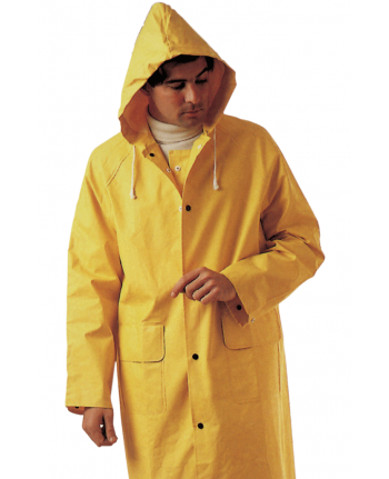 IMPERMEABILE GIALLO  IN PVC - COMPLETO  TAG.  XL -- giacca antipioggia pantalone