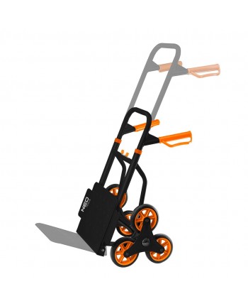 84-402 Carrello per gradini portata 150kg con maniglie telescopiche e piano pieghevole