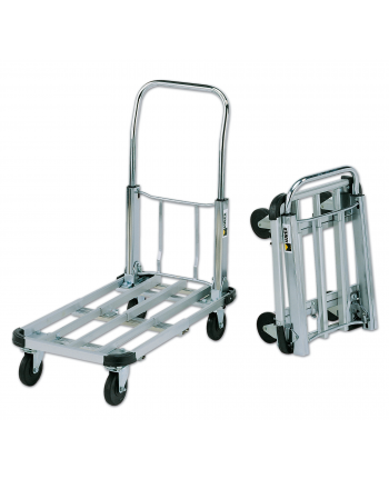 CARRELLO PIEGHEVOLE estensibile in ALLUMINIO 150KG MAURER