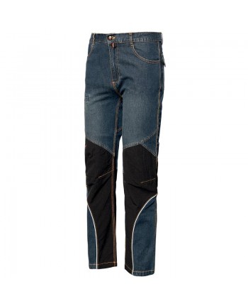 TG M - Jeans pantalone da lavoro Industrial Starter Issa Line ​Extreme 8838B