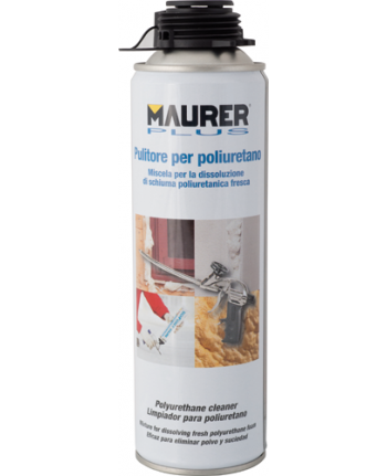 PULITORE x SCHIUMA POLIURETANICA 500ML MAURER - PER PISTOLA