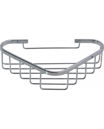 PORTAOGGETTI ANGOLARE INOX 17X17X6cm per BAGNO - MAURER