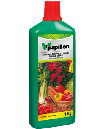 CONCIME liquido SANGUE DI BUE 1KG PER FIORI PIANTE ARBUSTI CONCIMI -PAPILLON