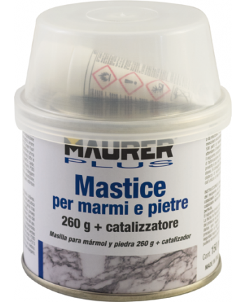 MASTICE STUCCO  PER MARMO E PIETRA LT O,150 CON CATALIZZATORE