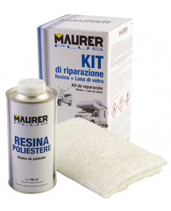 VETRORESINA LIQUIDA 750gr IN KIT - RESINA POLIESTERE CON CATALIZZATORE