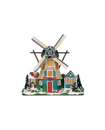 Mulino vento - VILLAGGIO DI NATALE Windmill 25333 LEMAX