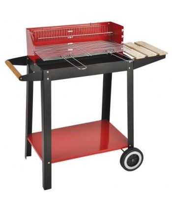 Barbecue BBQ El Gaucho Montana griglia piani laterale e inferiore L87xP45xH83 cm