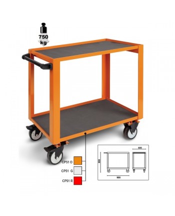 BETA CP51-O  --CARRELLO PORTA TUTTO ARANCIONE