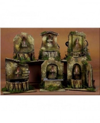 84223 Fontana con pompa per presepe - varie misure assortite - natale