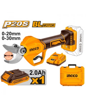 FORBICI DA POTA Ø30 A BATTERIA 20V BL - CESOIA INGCO CSSLI203083