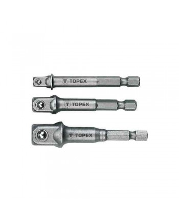 SET ADATTATORI PER BUSSOLA 1/2 - 3/8 - 1/4 - TOPEX - ADATTATORE BUSSOLE 38D151