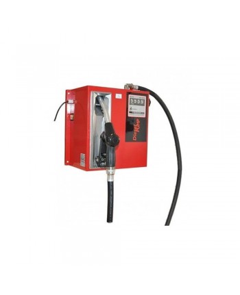 700A - STAZIONE RIFORNIMENTO gasolio POMPA 220V  con tubi e pistola - DIESEL BONEZZI