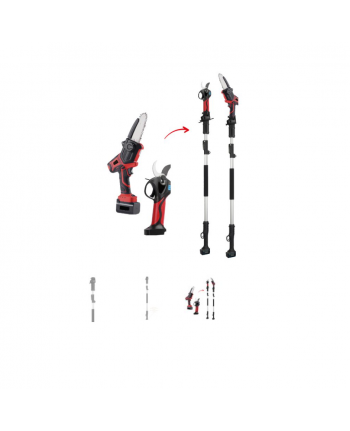 AIMA ITALY - ASTA DI PROLUNGA TELESCOPICA PER SEGHETTO KUGAR E FORBICE LX35 - 130-190cm