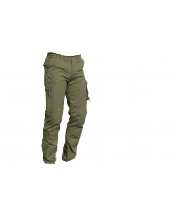 TG XXXL - PANTALONE DA LAVORO IN CANVAS 100%  multitasche TECNICO DA LAVORO VERDE MILITARE 