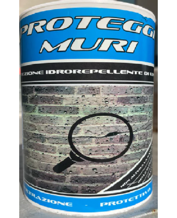 5LT Proteggi Muri IMPERMEABILIZZANTE cemento pietre muro BASE ACQUA